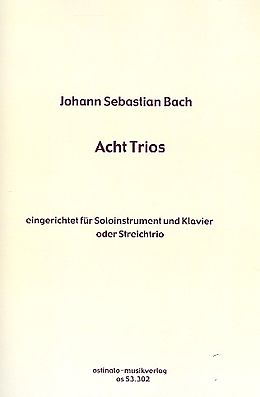 Johann Sebastian Bach Notenblätter 8 Trios