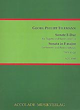 Georg Philipp Telemann Notenblätter Sonate F-Dur TWV 41-G6