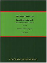 Antonio Vivaldi Notenblätter Konzert a-moll RV498