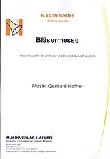Gerhard Hafner Notenblätter Bläsermesse