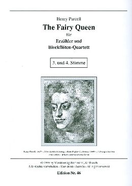 Henry Purcell Notenblätter The fairy Queen