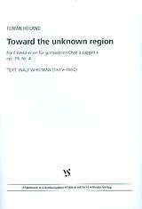 Tilman Heiland Notenblätter Toward the unknown Region op.29,4