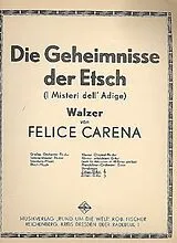 Felice Carena Notenblätter Die Geheimnisse der Etsch (G-Dur)