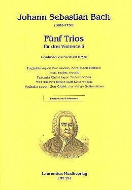 Johann Sebastian Bach Notenblätter 5 Trios