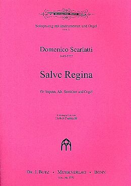 Domenico Scarlatti Notenblätter Salve Regina