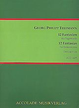 Georg Philipp Telemann Notenblätter 12 Fantasien TWV 40-2-13