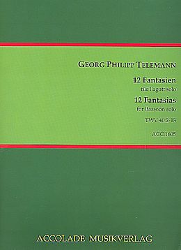 Georg Philipp Telemann Notenblätter 12 Fantasien TWV 40-2-13