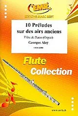 Georges Aloy Notenblätter 10 Préludes sur des airs anciens