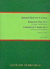 Johann Baptist (Krtitel) Vanhal Notenblätter Konzert C-Dur Nr.2