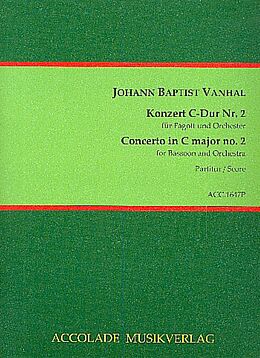 Johann Baptist (Krtitel) Vanhal Notenblätter Konzert C-Dur Nr.2