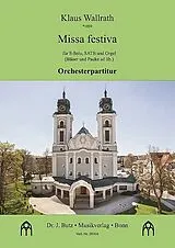 Klaus Wallrath Notenblätter BUTZ2800A Missa festiva