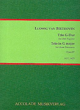 Ludwig van Beethoven Notenblätter Trio G-Dur op.87