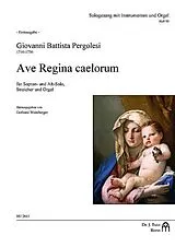 Giovanni Battista Pergolesi Notenblätter Ave regina caelorum
