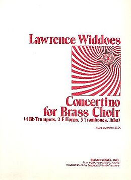 Lawrence Widdoes Notenblätter Concertino for Brass Choir