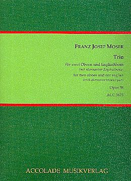 Franz Josef Moser Notenblätter Trio op.38