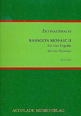 Zilvinas Smalys Notenblätter Bassoon Mosaic vol.2