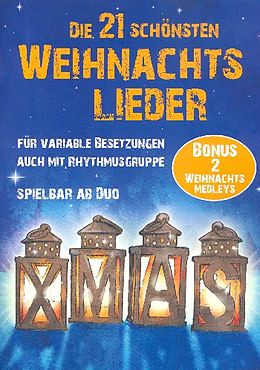  Notenblätter Die 21 schönsten Weihnachtslieder