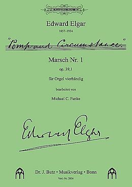 Edward Elgar Notenblätter Pomp and Circustamce Marsch op.39,1