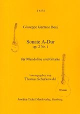 Pietro Giuseppe Gaetano Boni Notenblätter Sonate A-Dur op.2,1