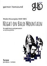 Modest Mussorgski Notenblätter Night on bald Mountain