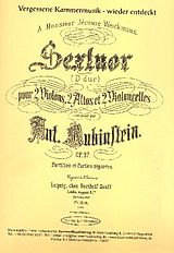 Anton Grigorjewitsch Rubinstein Notenblätter Sextett D-Dur op.97