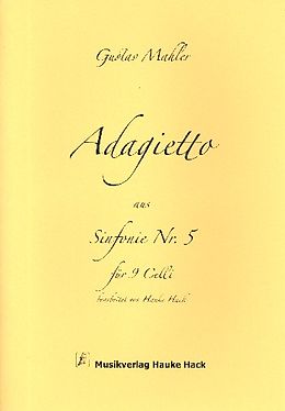 Gustav Mahler Notenblätter Adagietto aus Sinfonie Nr.5
