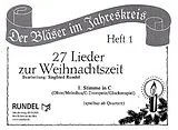  Notenblätter 27 Lieder zur Weihnachtszeit Band 1
