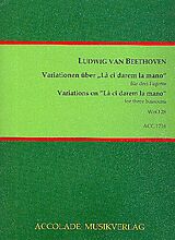 Ludwig van Beethoven Notenblätter Variationen über Là ci darem la mano WoO28