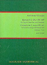 Antonio Vivaldi Notenblätter Konzert C-Dur RV467
