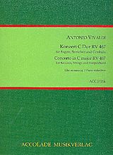Antonio Vivaldi Notenblätter Konzert C-Dur RV467 für Fagott, Streicher und Bc