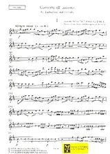 Evaristo Felice Dall'Abaco Notenblätter Concerto all unisono D-Dur op.2,6
