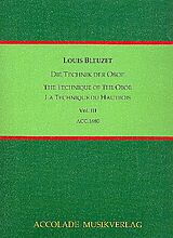 Louis Bleuzet Notenblätter Die Technik der Oboe Band 3 (dt/frz/en)