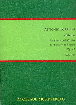 Antonio Torriani Notenblätter Notturno op.3