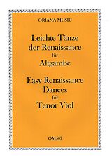  Notenblätter Leichte Tänze der Renaissance