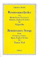  Notenblätter Renaissancelieder