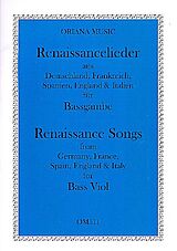  Notenblätter Renaissance-Lieder