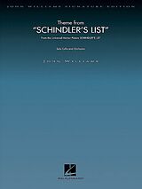 John *1932 Williams Notenblätter Theme from Schindlers List