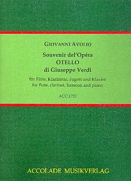 Giovanni Avolio Notenblätter Souvenir delOpéra Otello die Giuseppe Verdi