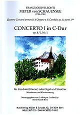 Franz Joseph Leonti Meyer von Schauensee Notenblätter Konzert C-Dur op.8,1 Nr.1