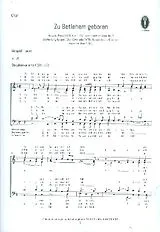  Notenblätter Zu Bethlehem geboren