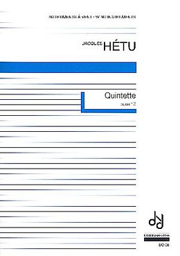 Jaques Joseph Robert Hetu Notenblätter Quintette op.13