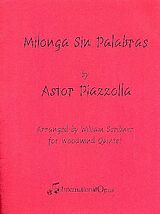 Astor Piazzolla Notenblätter Milonga sin palabras