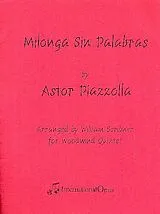 Astor Piazzolla Notenblätter Milonga sin Palabras
