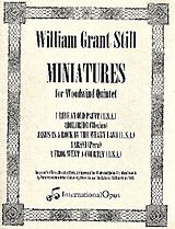William Grant Still Notenblätter Miniatures