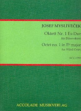 Josef Myslivecek Notenblätter Oktett Es-Dur Nr.1