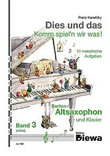 Franz Kanefzky Notenblätter Dies und das - Komm spieln wir was Band 3