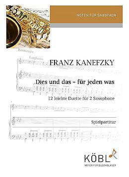 Franz Kanefzky Notenblätter Dies und das - für jeden was