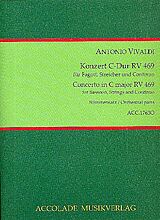 Antonio Vivaldi Notenblätter Konzert C-Dur RV469