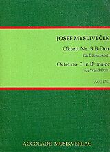 Josef Myslivecek Notenblätter Oktett B-Dur Nr.3