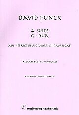 David Funck Notenblätter Suite G-Dur Nr.4 aus Stricturae Viola di Gambicae